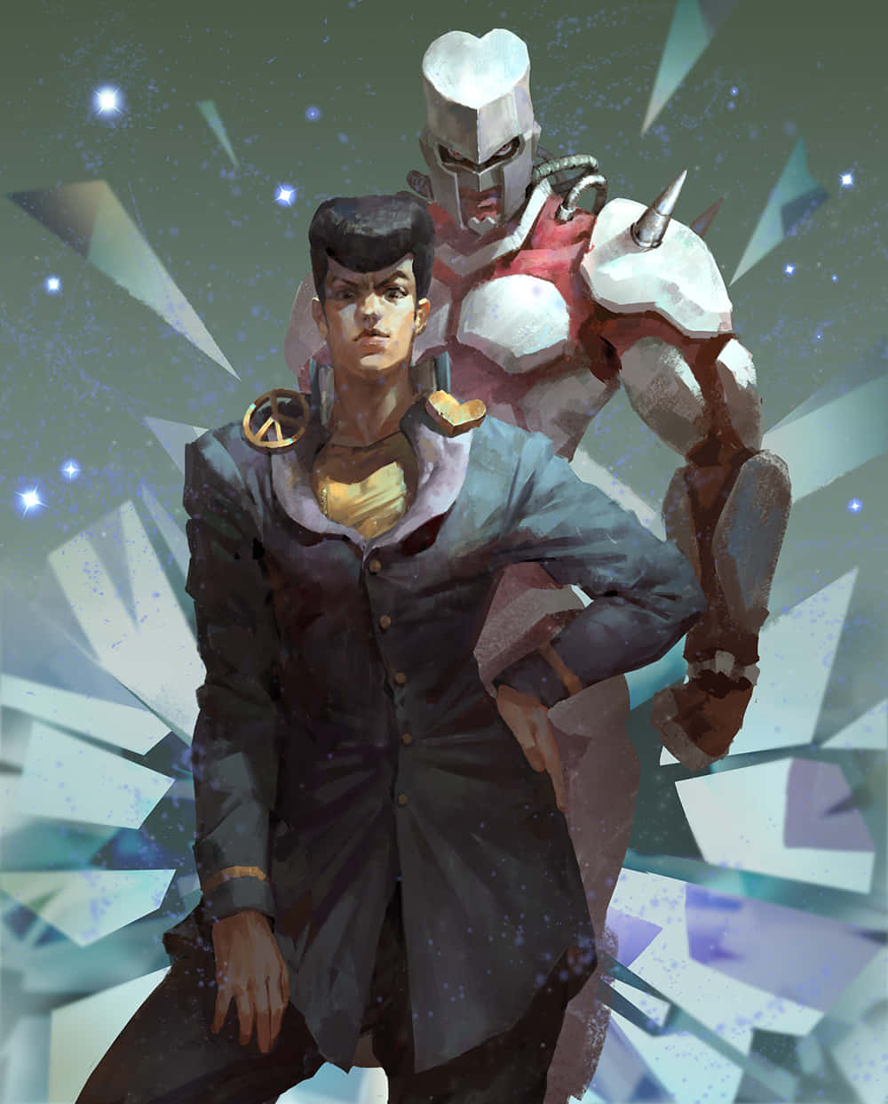 Animated Duo Crazy Diamond Wallpaper