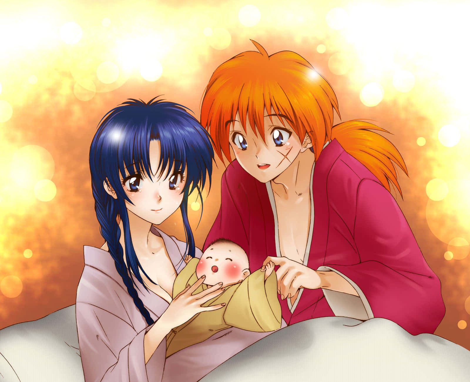 Animated Family Warmth Wallpaper