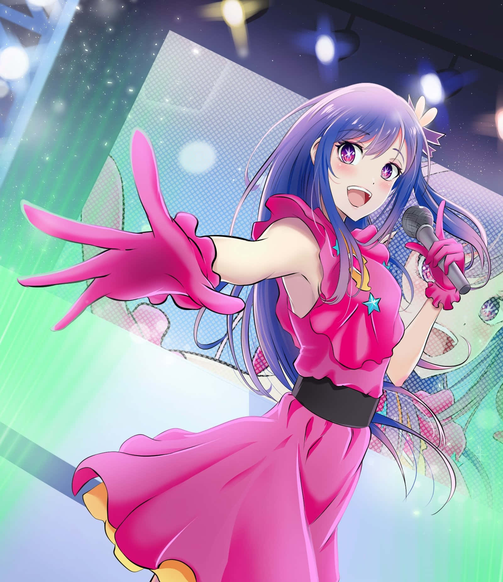 Animated Idol Performance Wallpaper