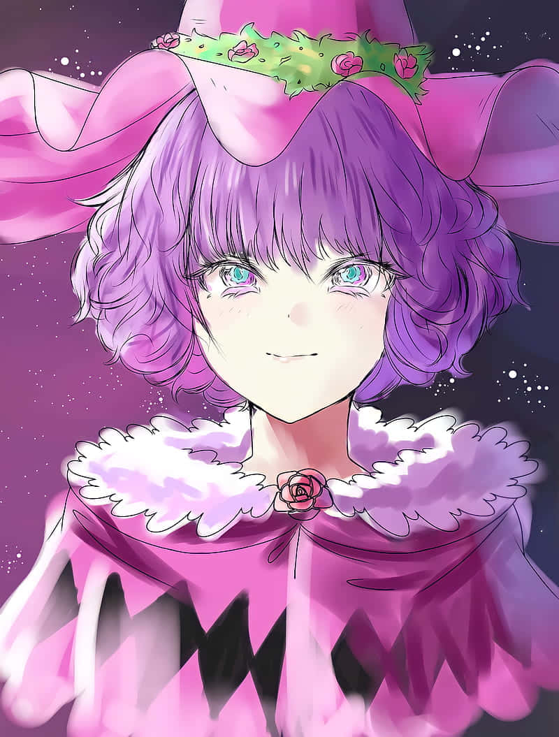 Animated Magical Girl Portrait Wallpaper