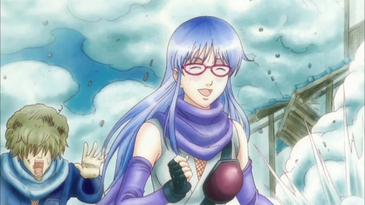 Animated Ninja Ayame Sarutobi Smiling Wallpaper