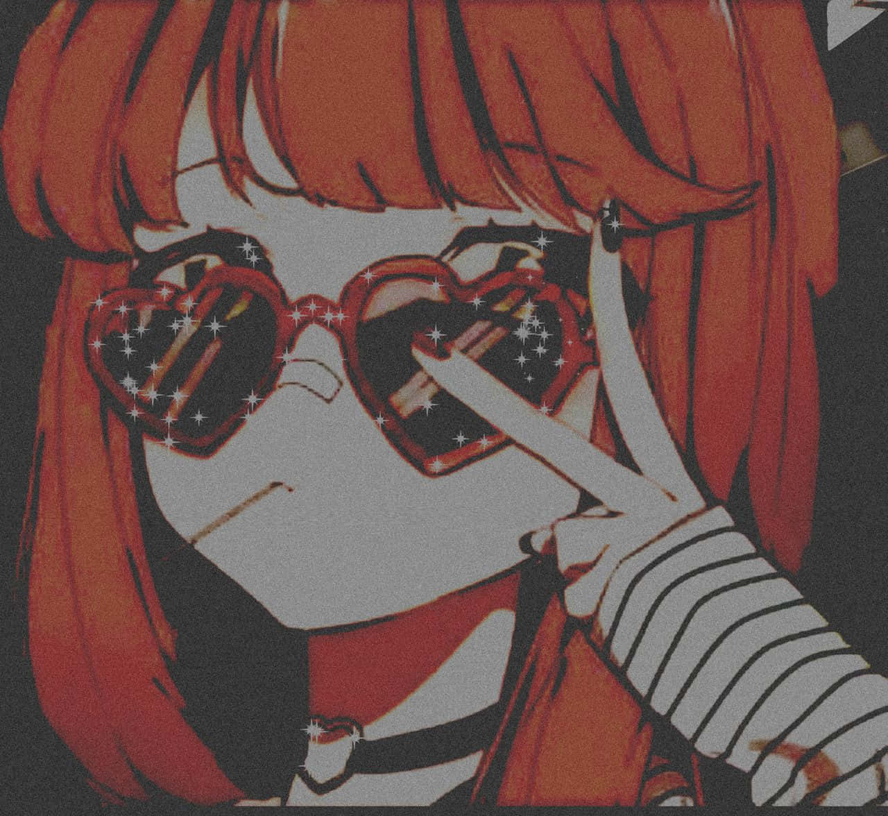 Anime Girl Peace Aesthetic Discord Pfp Wallpaper