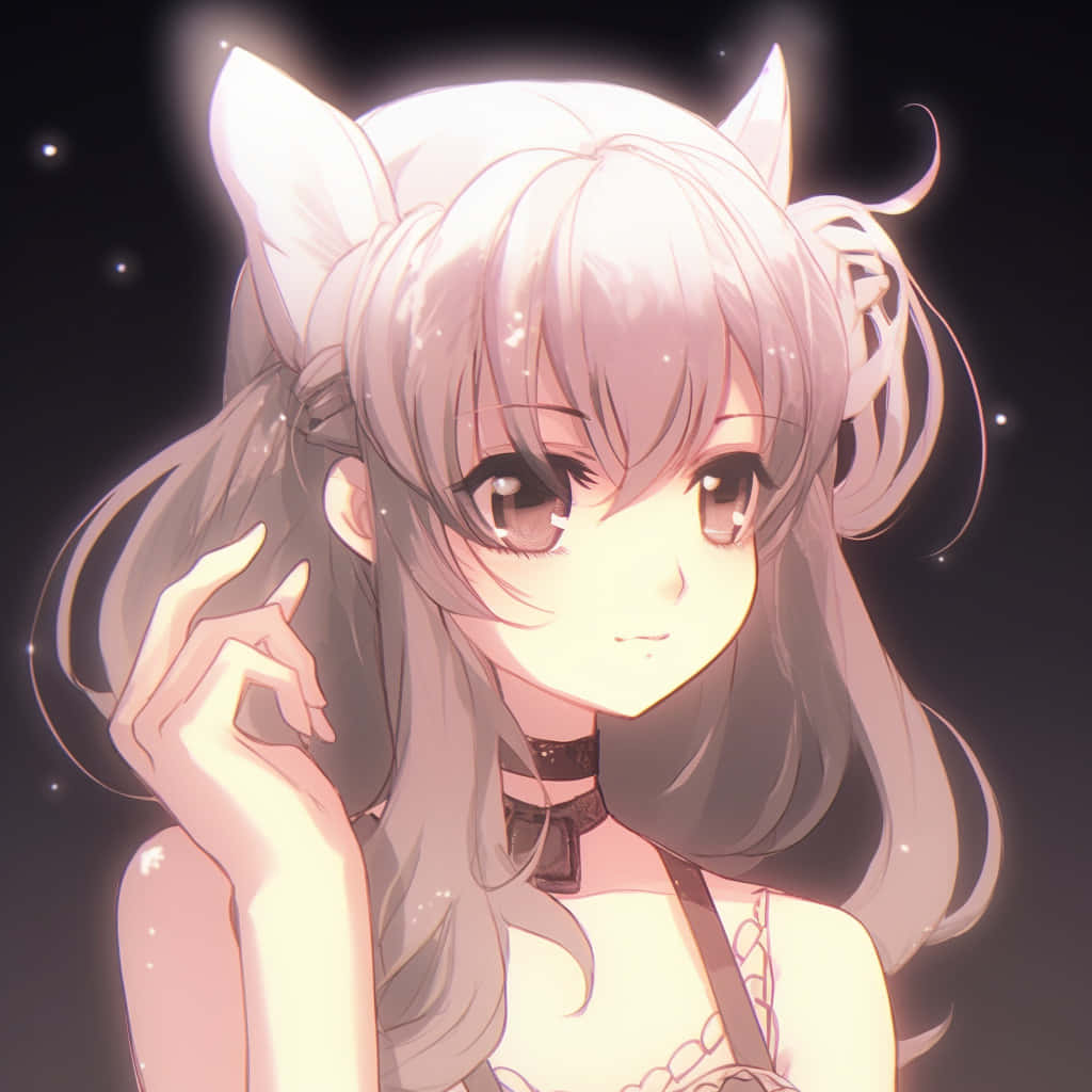 Anime Girl With Cat Ears Profile Wallpaper