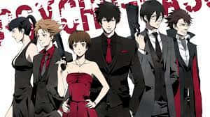 Anime Groupin Formal Attire Wallpaper