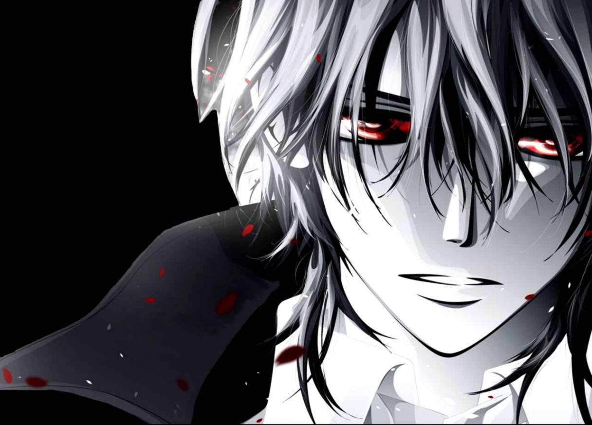 Anime Guy With Red Eyes Nightcore Wallpaper