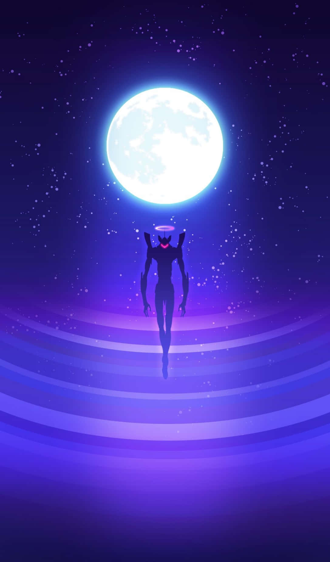 Anime Lovers Rejoice - Check Out The Incredible Neon Genesis Evangelion Iphone Wallpaper