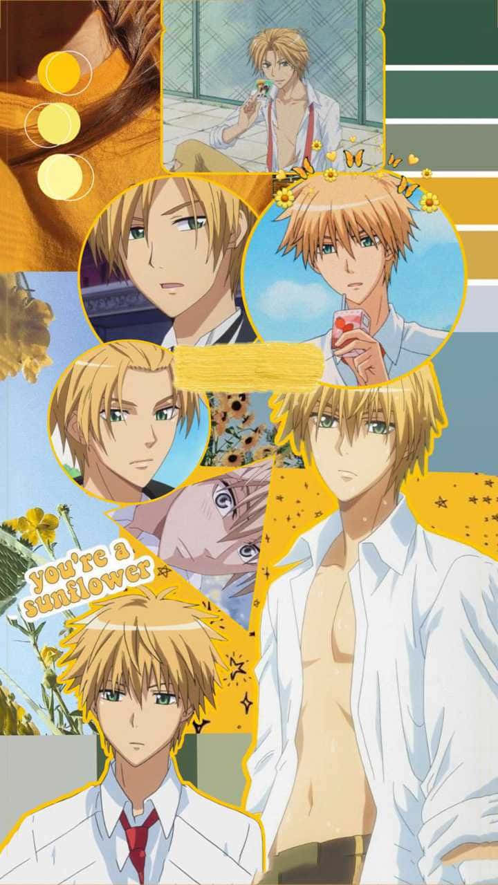 Anime Star, Takumi Usui In Action Wallpaper