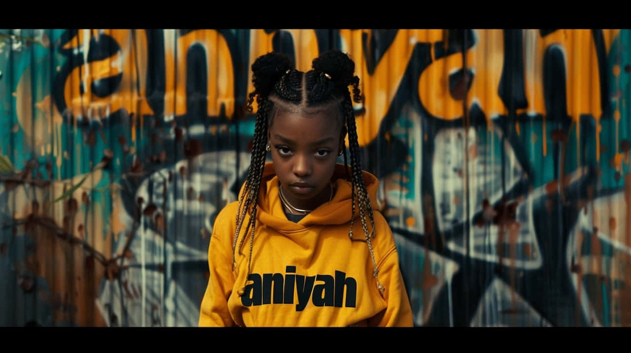 Aniyah Urban Style Hoodie Wallpaper