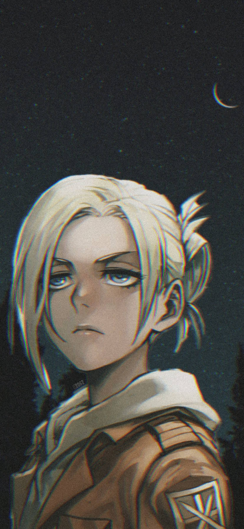 Annie Leonhart Attack On Titan Iphone Wallpaper