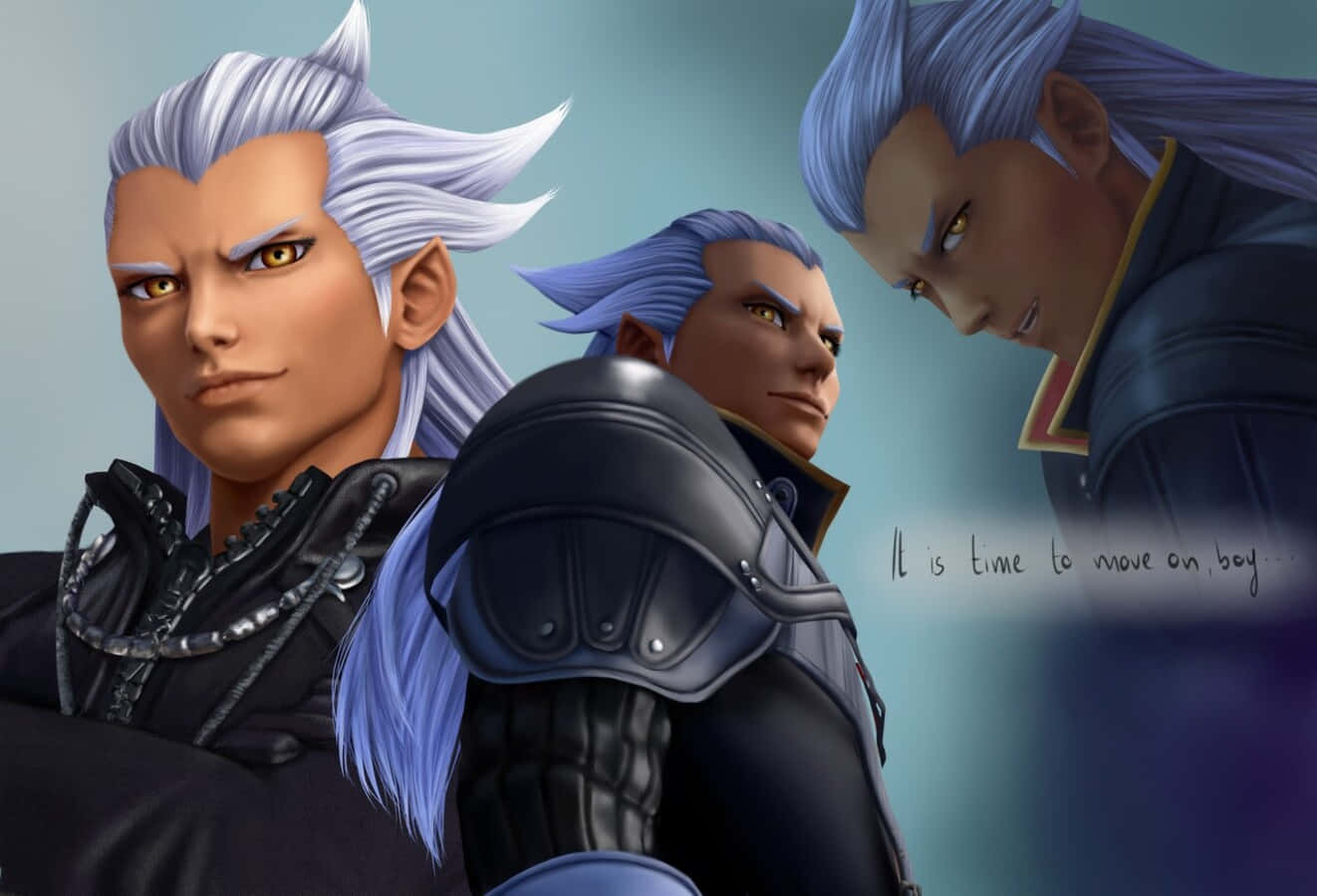 Ansem, Seeker Of Darkness, Brooding In A Shadowy World. Wallpaper