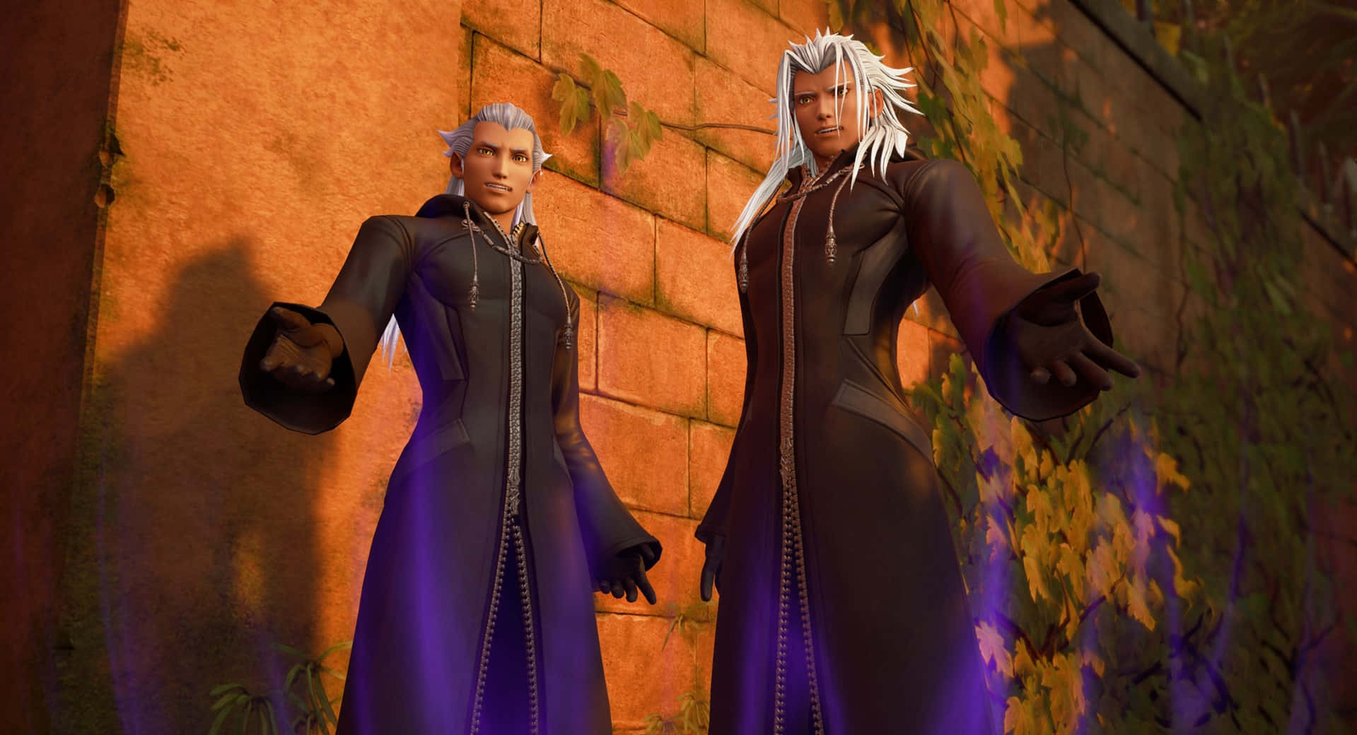 Ansem Seeker Of Darkness In Intense Battle Stance Wallpaper