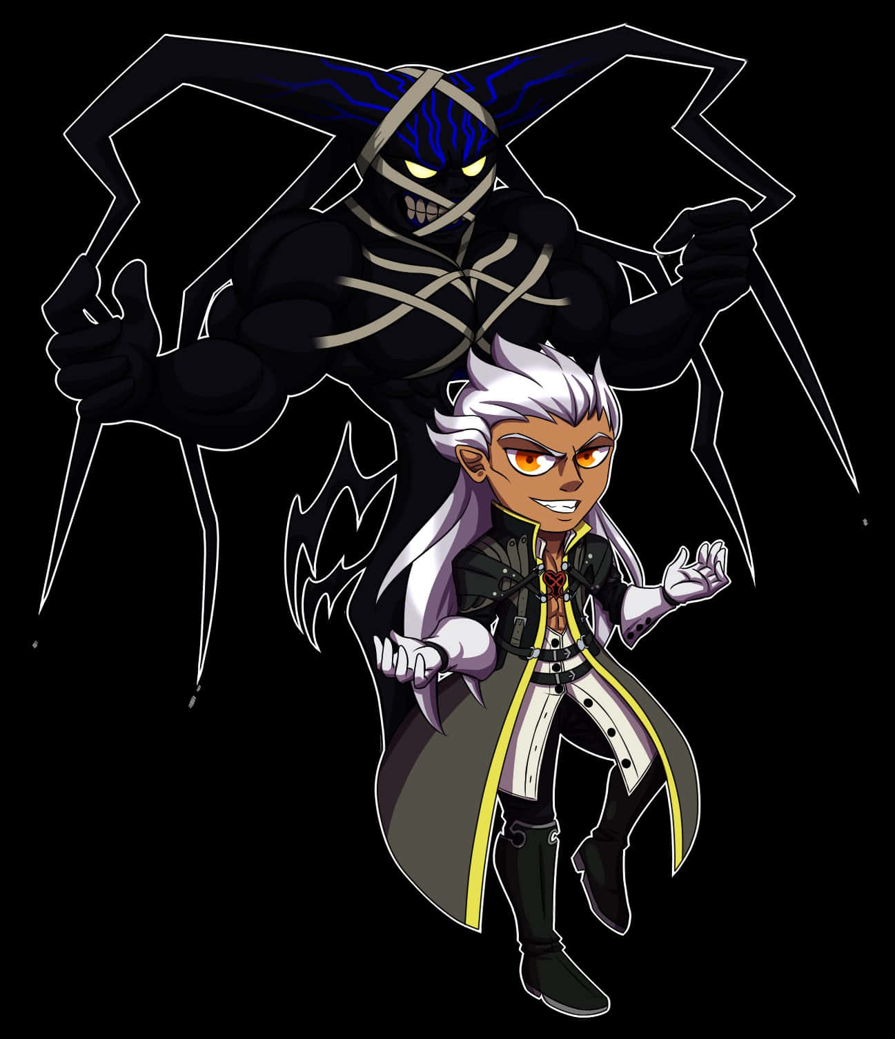 Ansem Seeker Of Darkness Showcases His Menacing Aura Wallpaper