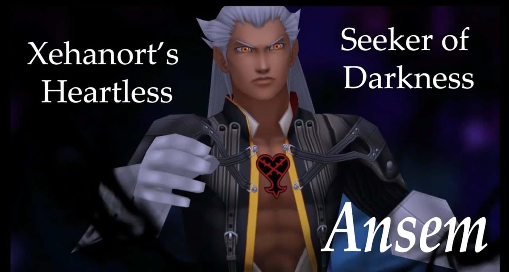 Ansem The Seeker Of Darkness Smirking At The Camera Wallpaper