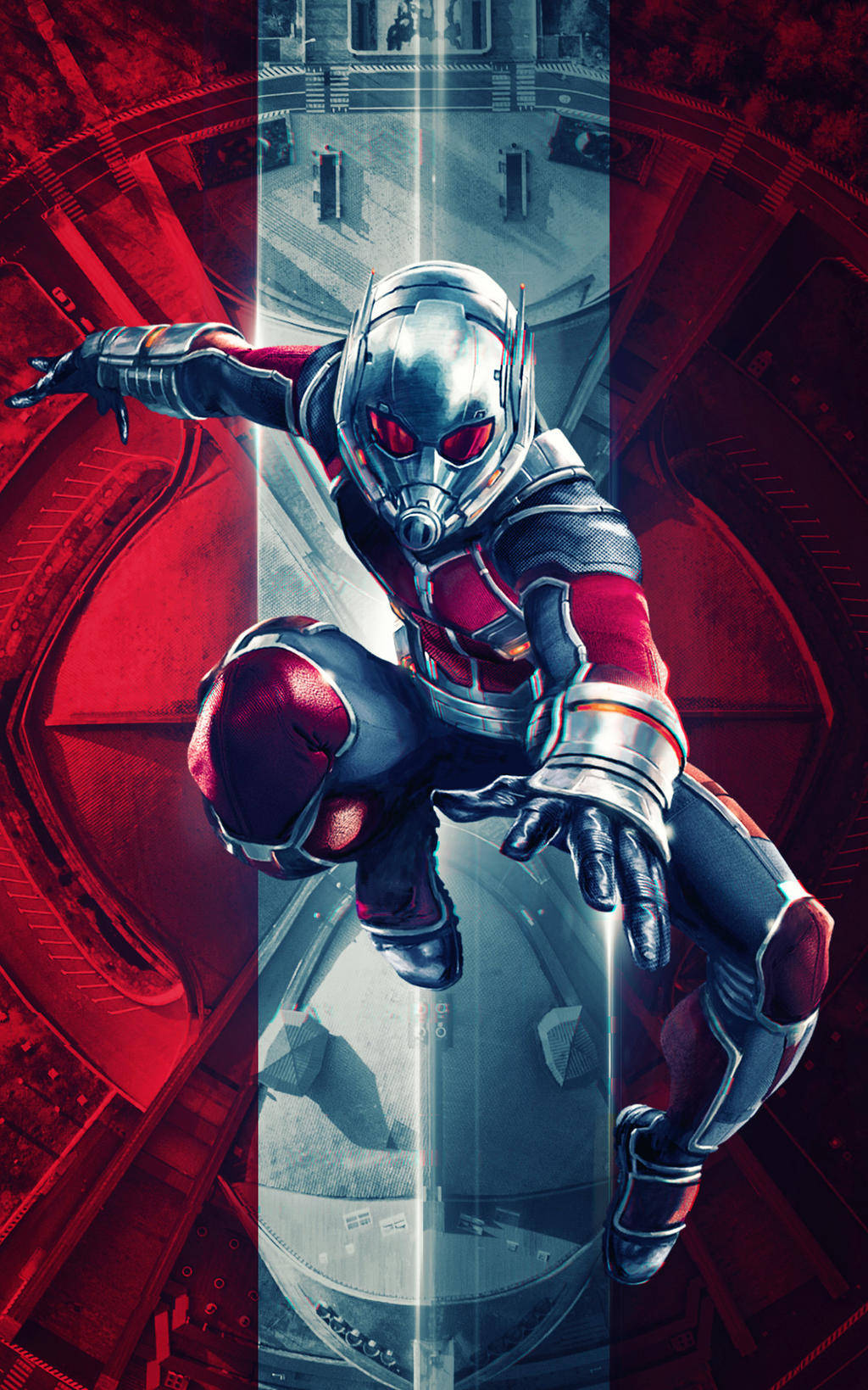 Ant Man Superhero Jump Wallpaper