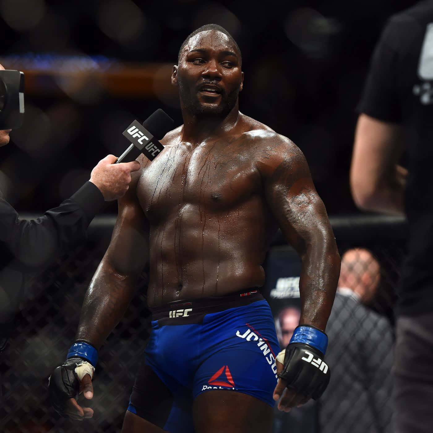 Anthony Johnson Defeated By Daniel Cormier In 2017 Ufc 10 Wallpaper