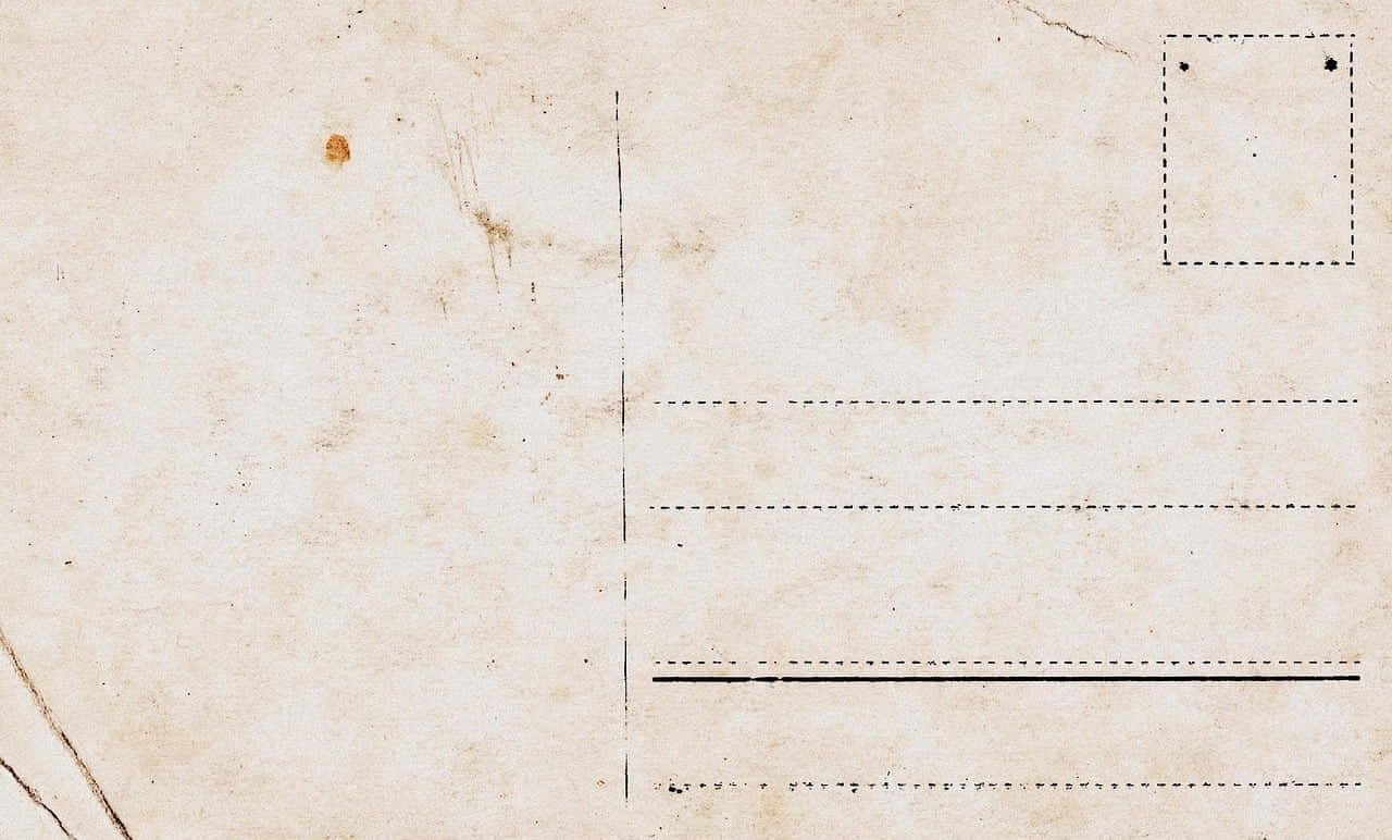 Antique Blank Postcard Texture Wallpaper