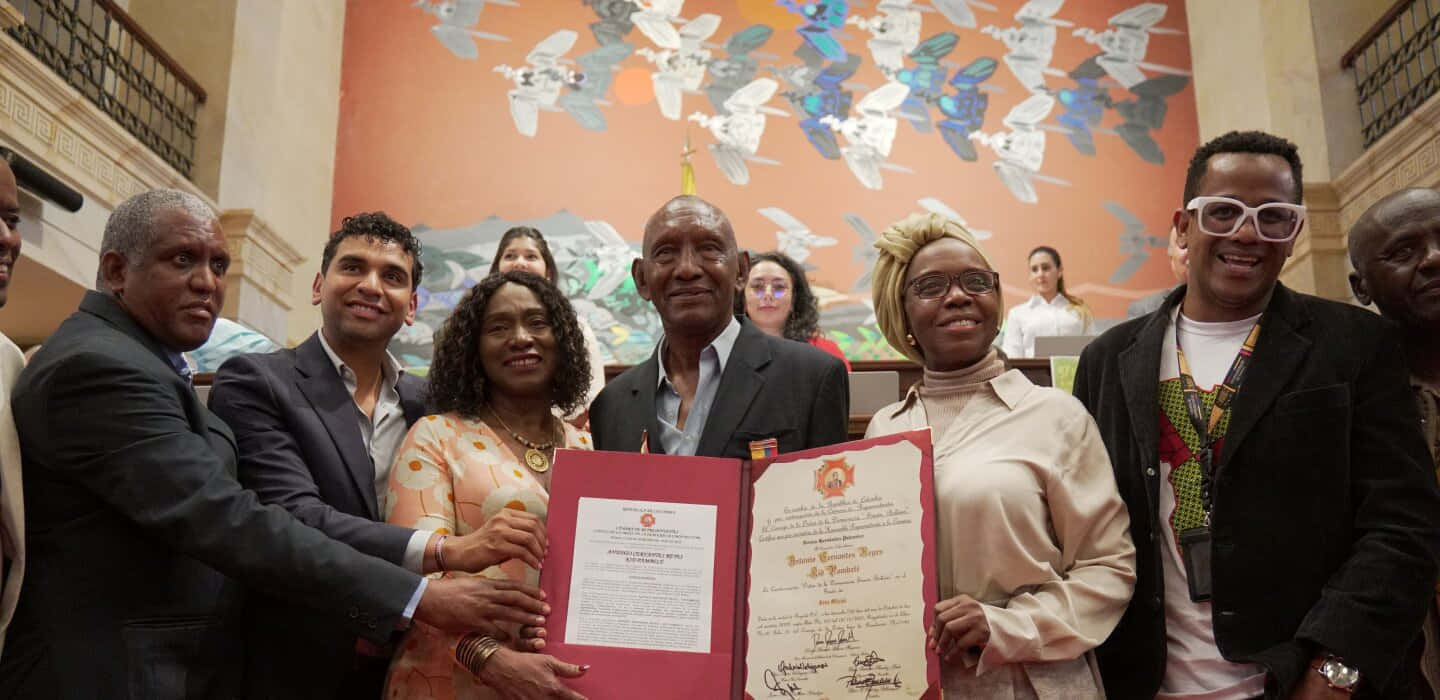 Antonio Cervantes Award In Colombian Congress Wallpaper