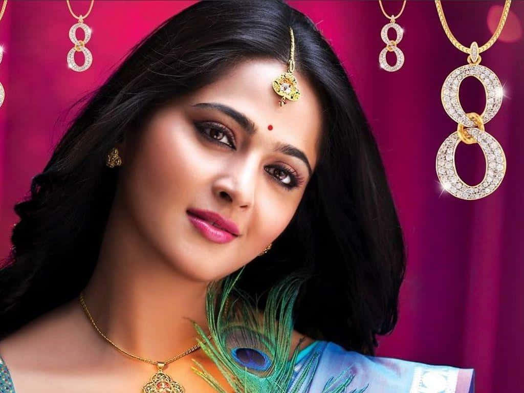 Anushka Shetty Traditional Look H D Wallpaper