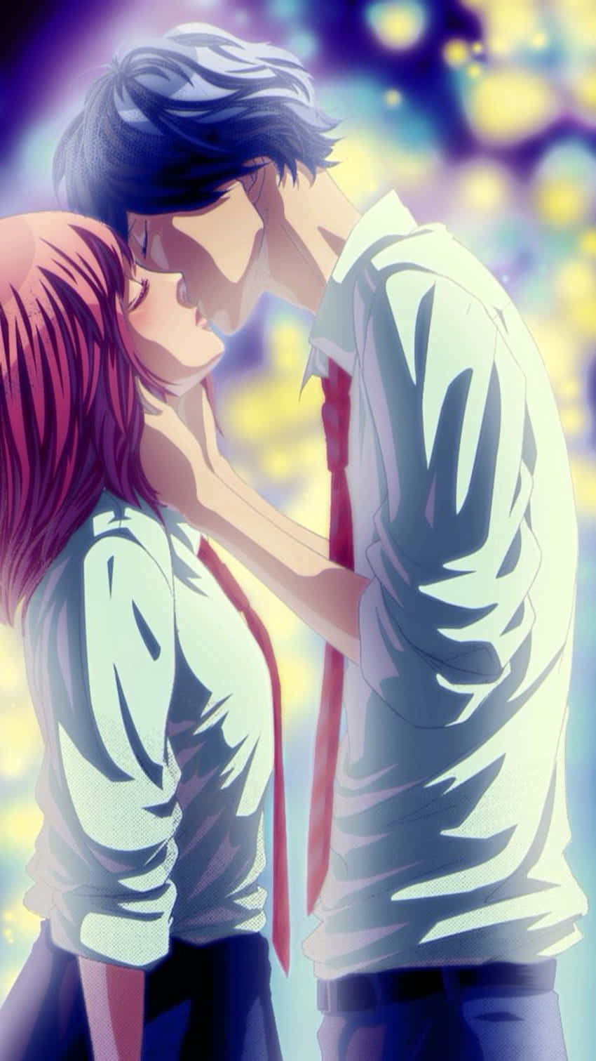 Ao Haru Ride Romantic Couple Wallpaper