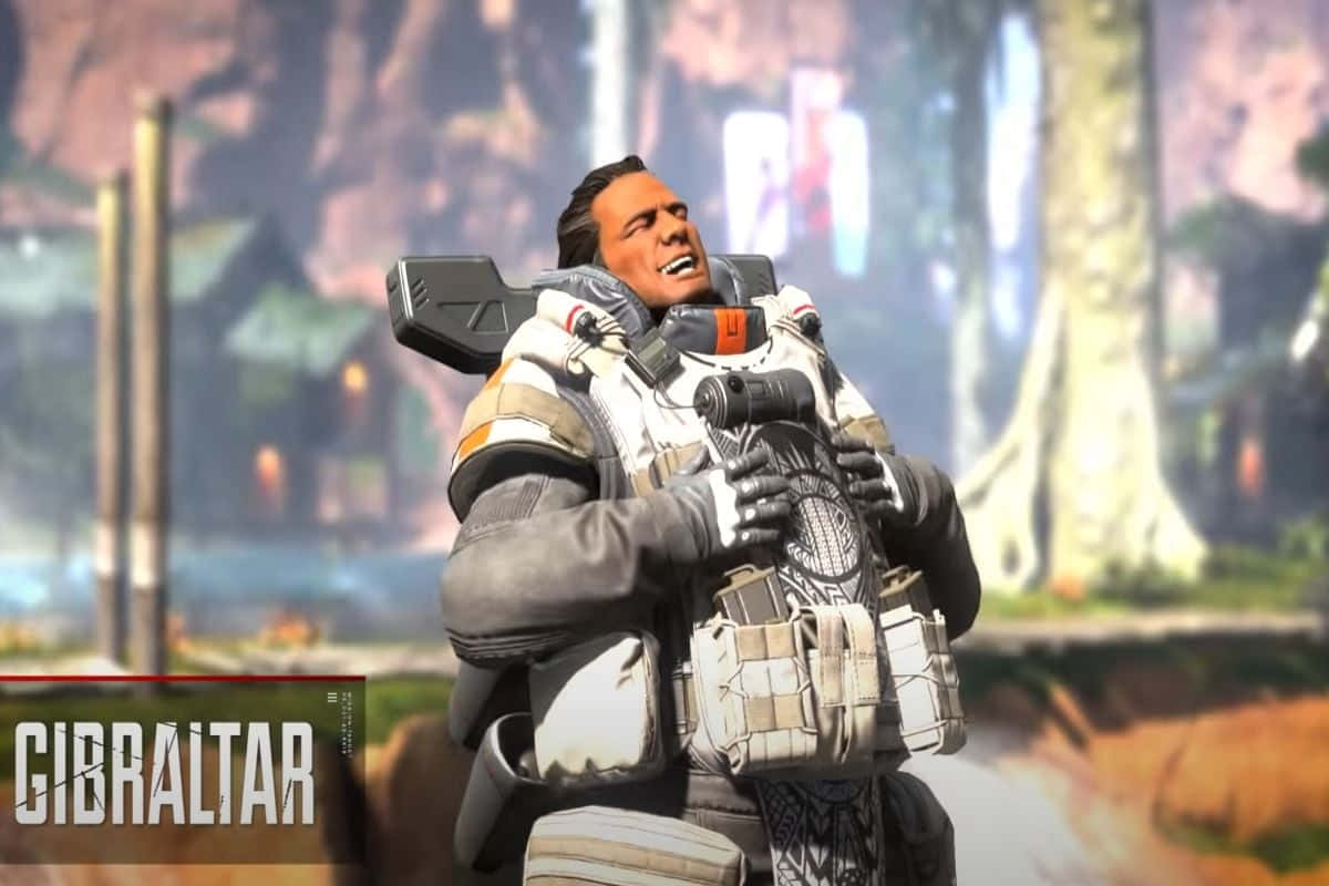 Apex Legends Gibraltar Laughing Wallpaper