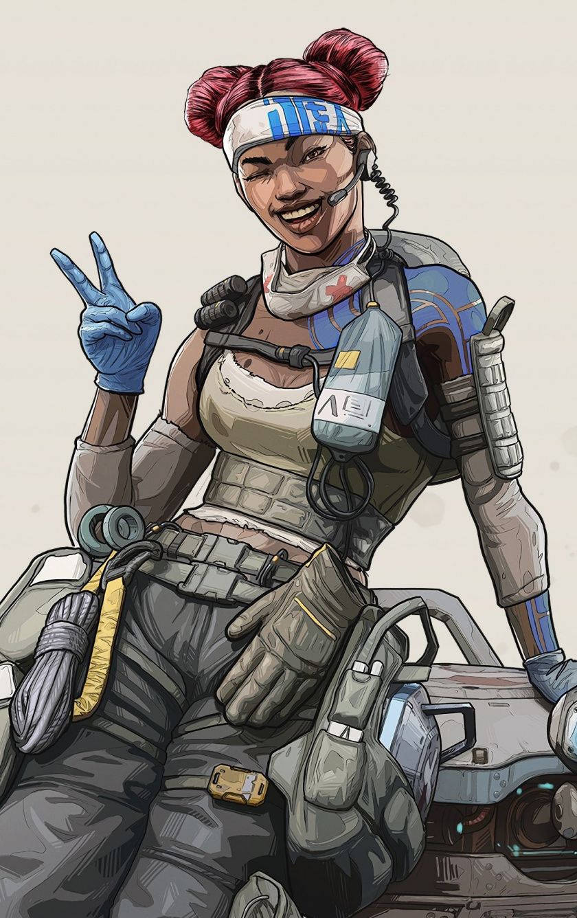 Apex Legends Iphone Lifeline Costume Wallpaper