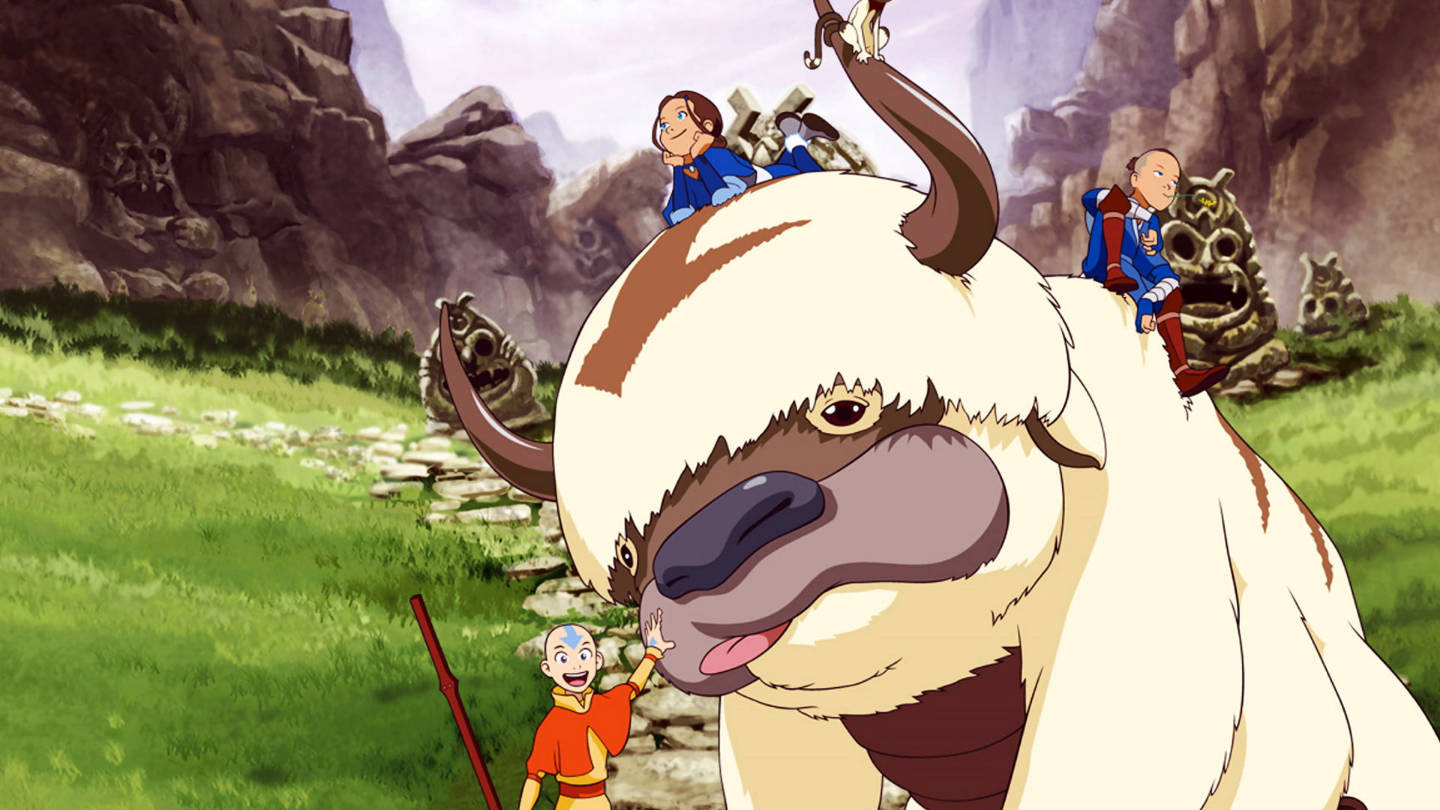 Appa Aang's Flying Bison Wallpaper