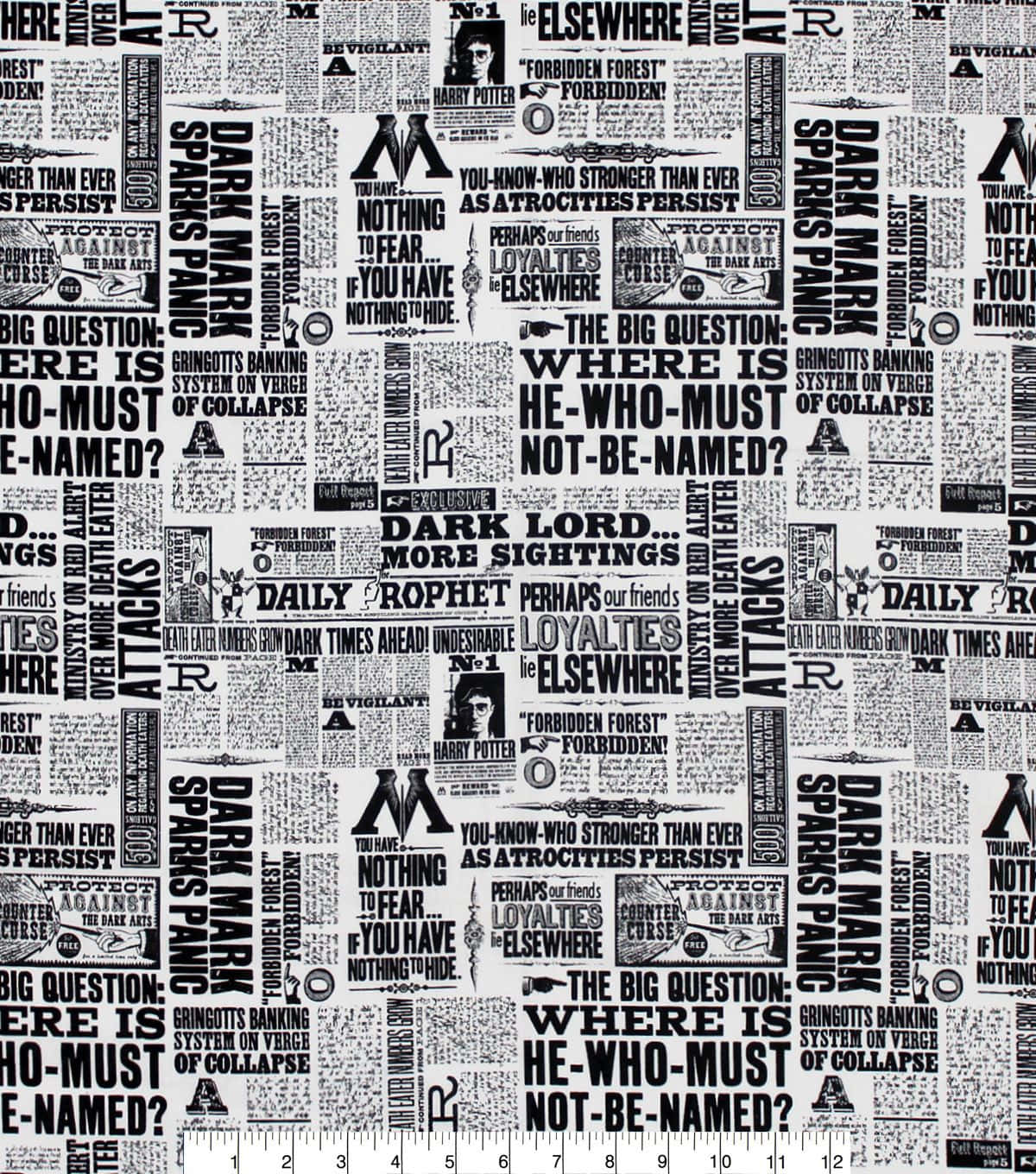 Apparate To Hogwarts With Harry Potter In Black And White Wallpaper