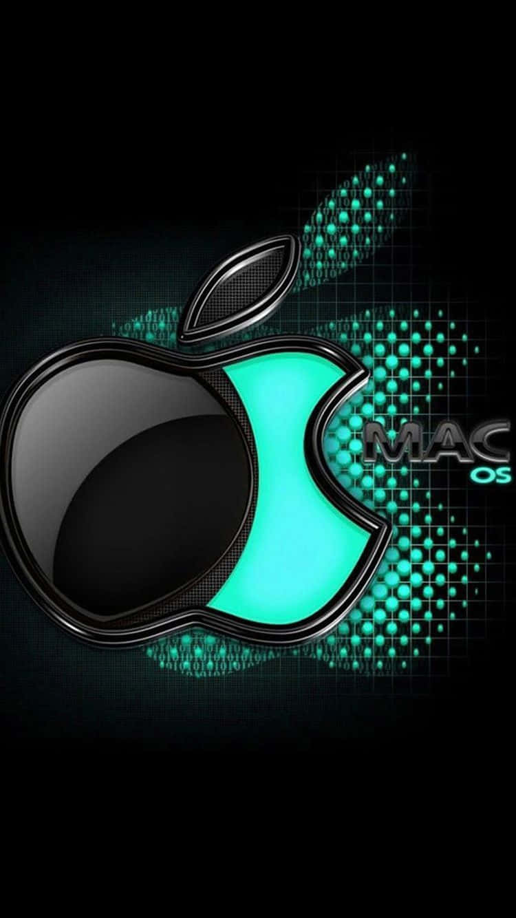 Apple Eating Android 750 X 1334 Wallpaper