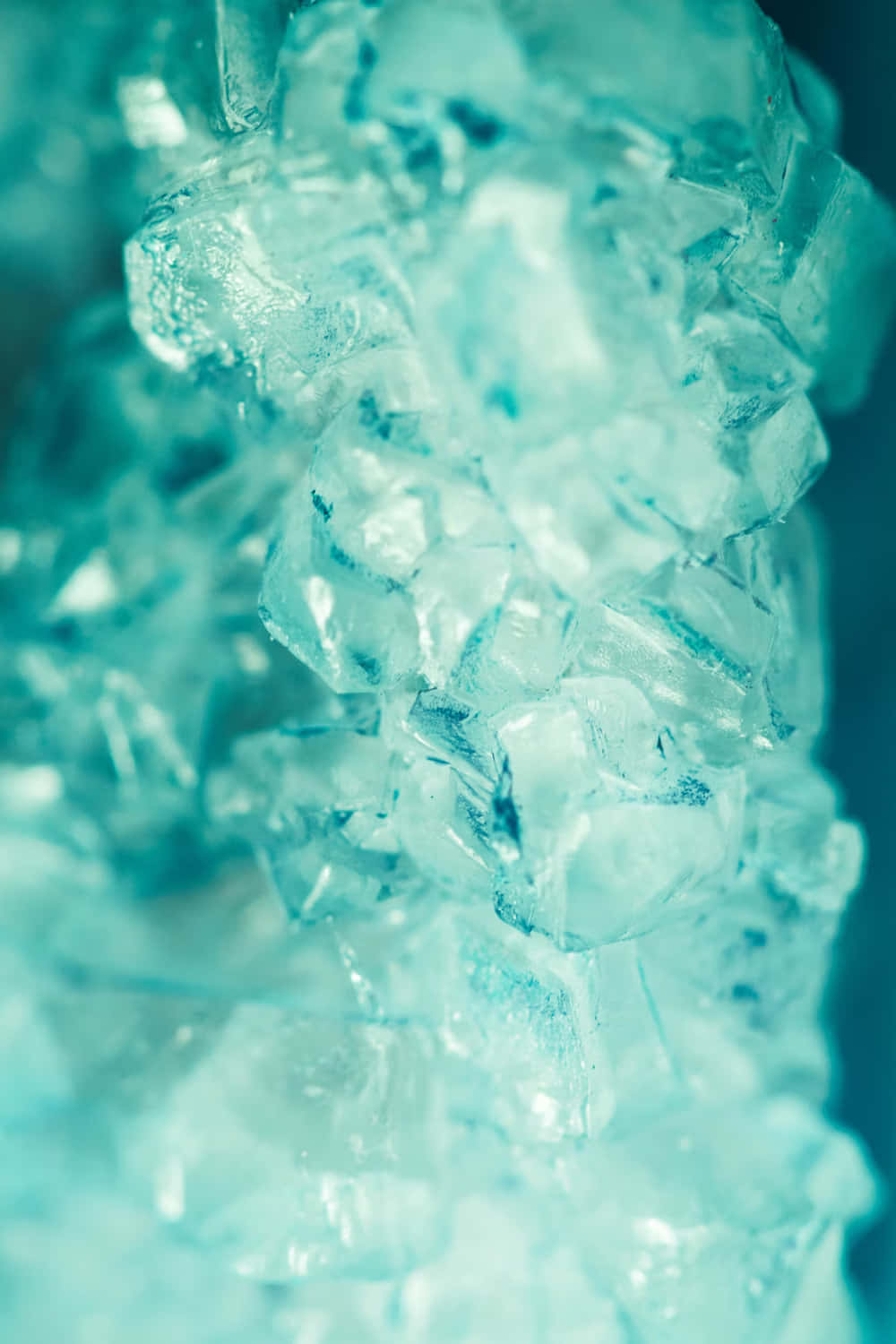 Aqua Crystal Texture Wallpaper