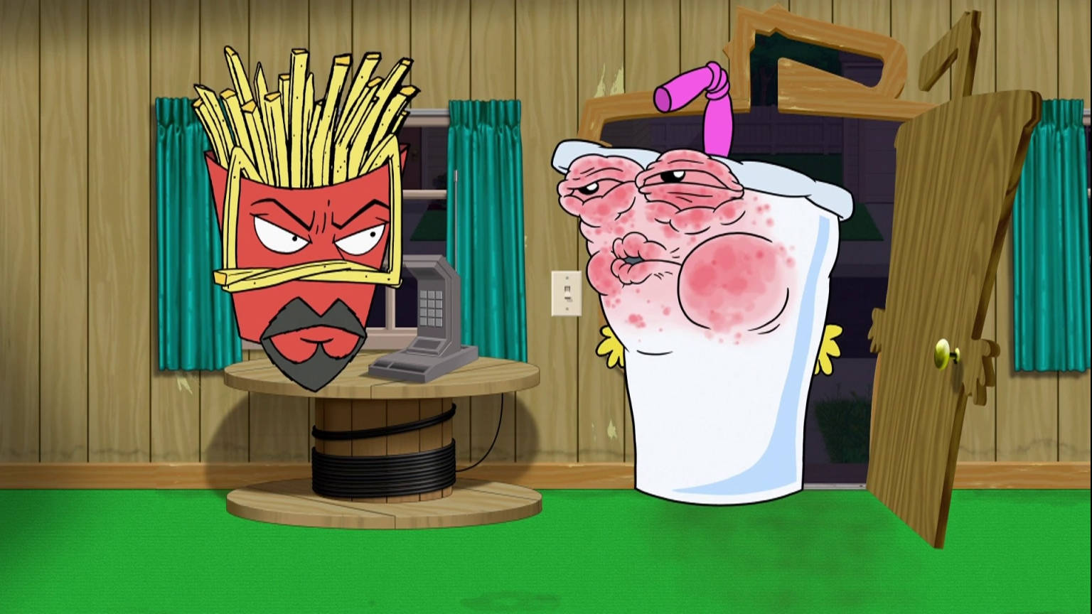 Aqua Teen Hunger Force Swollen Master Shake Wallpaper