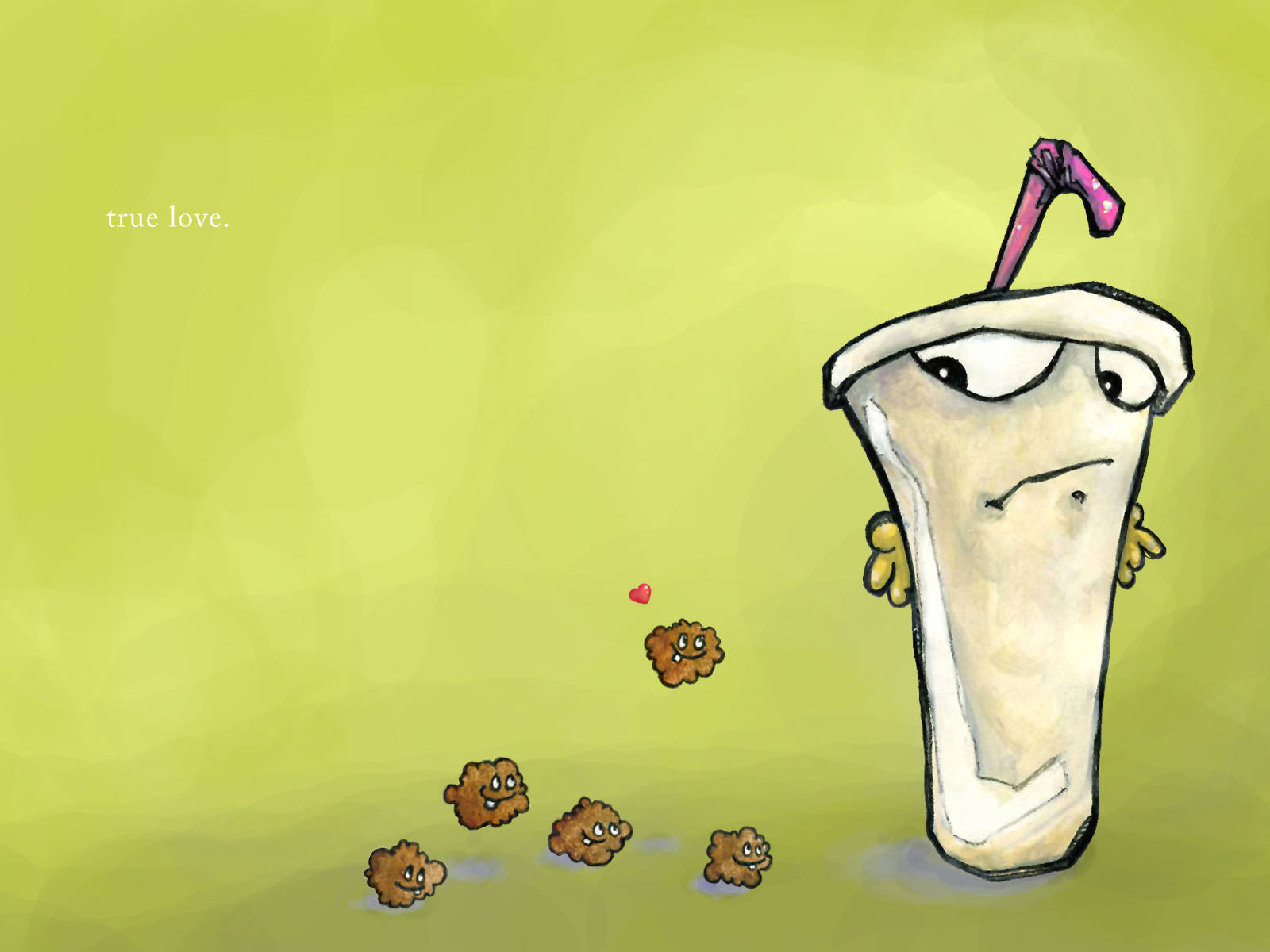 Aqua Teen Hunger Force True Love Wallpaper