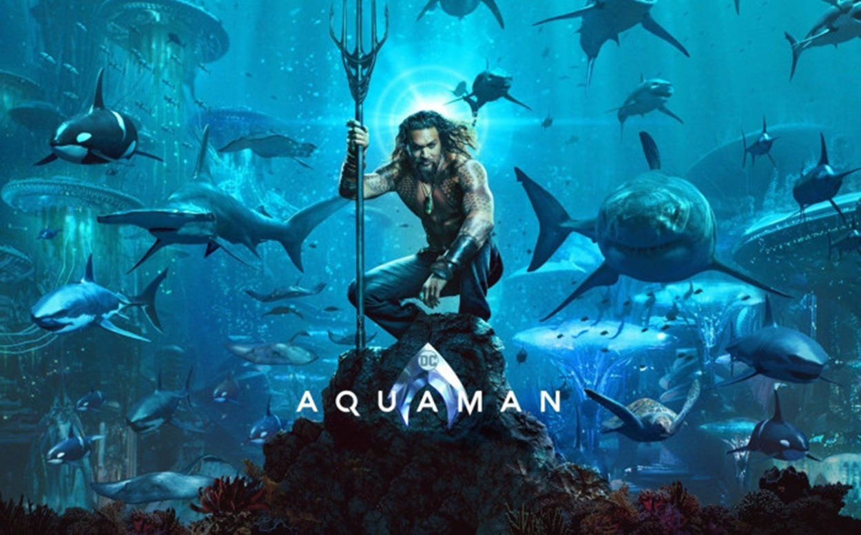 Aquaman Movie Graphic Promo Wallpaper