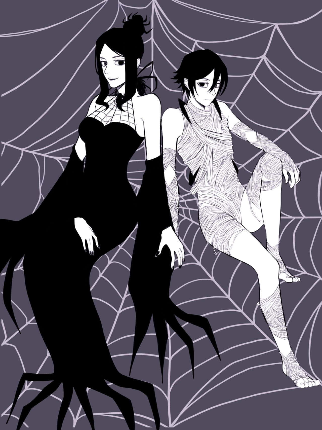 Arachne_and_ Crona_ Soul_ Eater_ Art Wallpaper