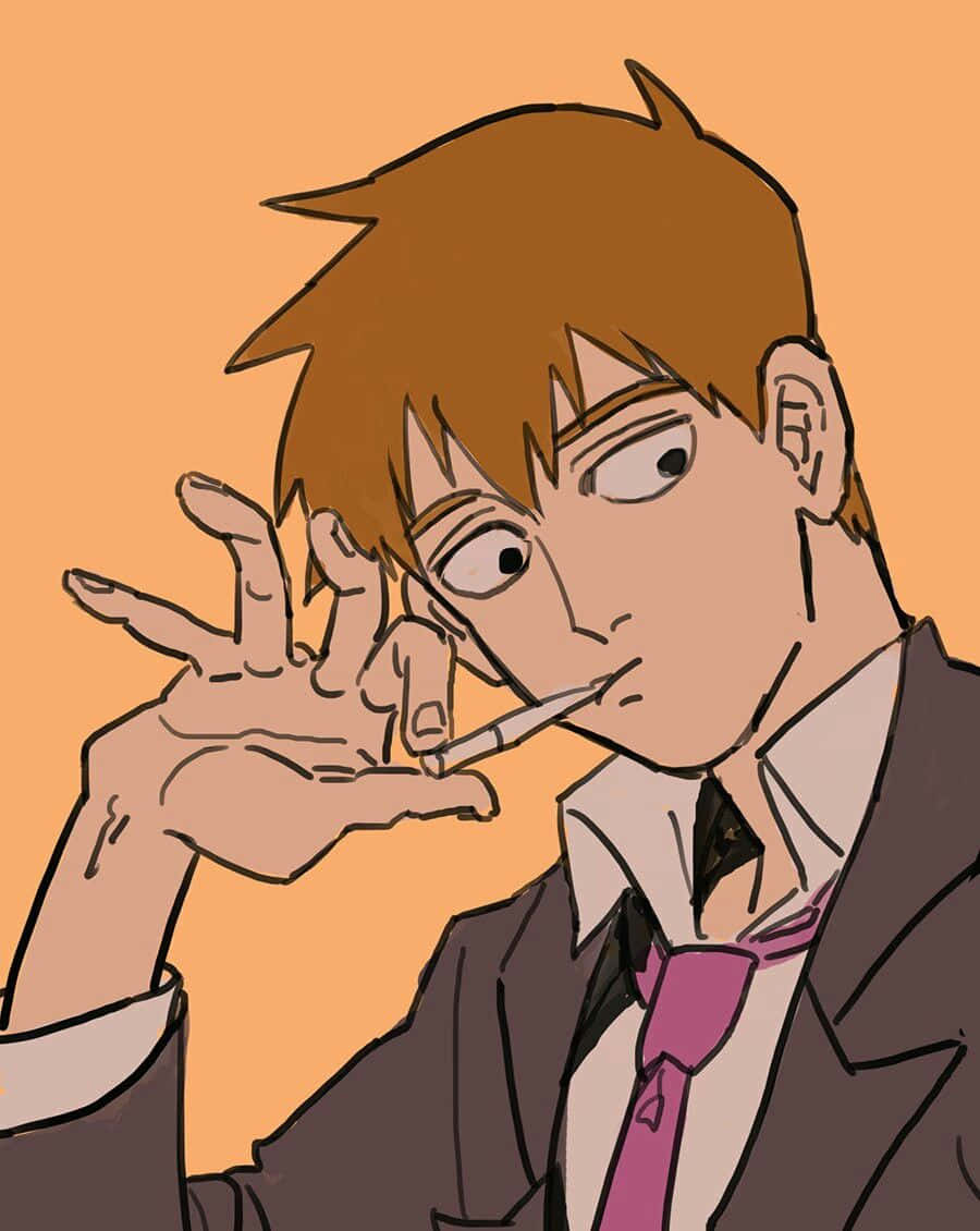 Arataka Reigen, A Powerful Psychic Mentor Wallpaper