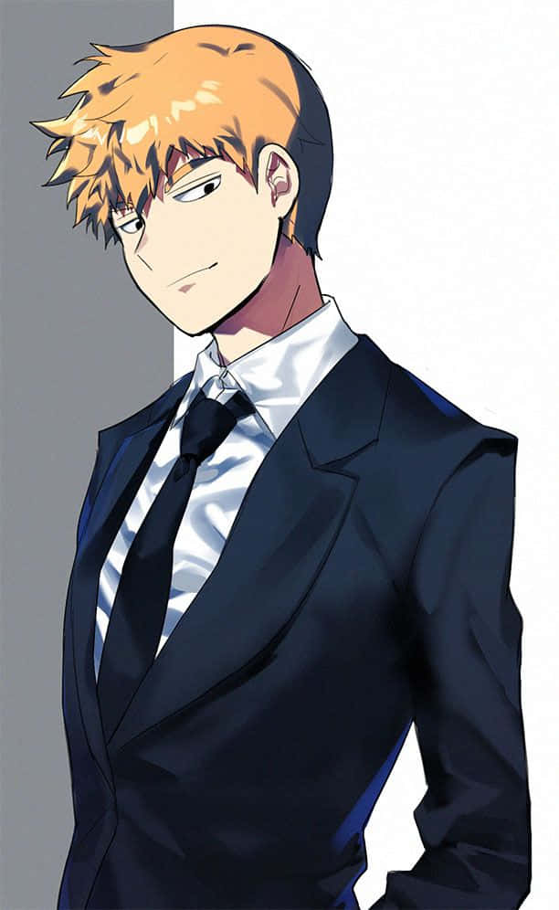 Arataka Reigen In Full Confidence Wallpaper