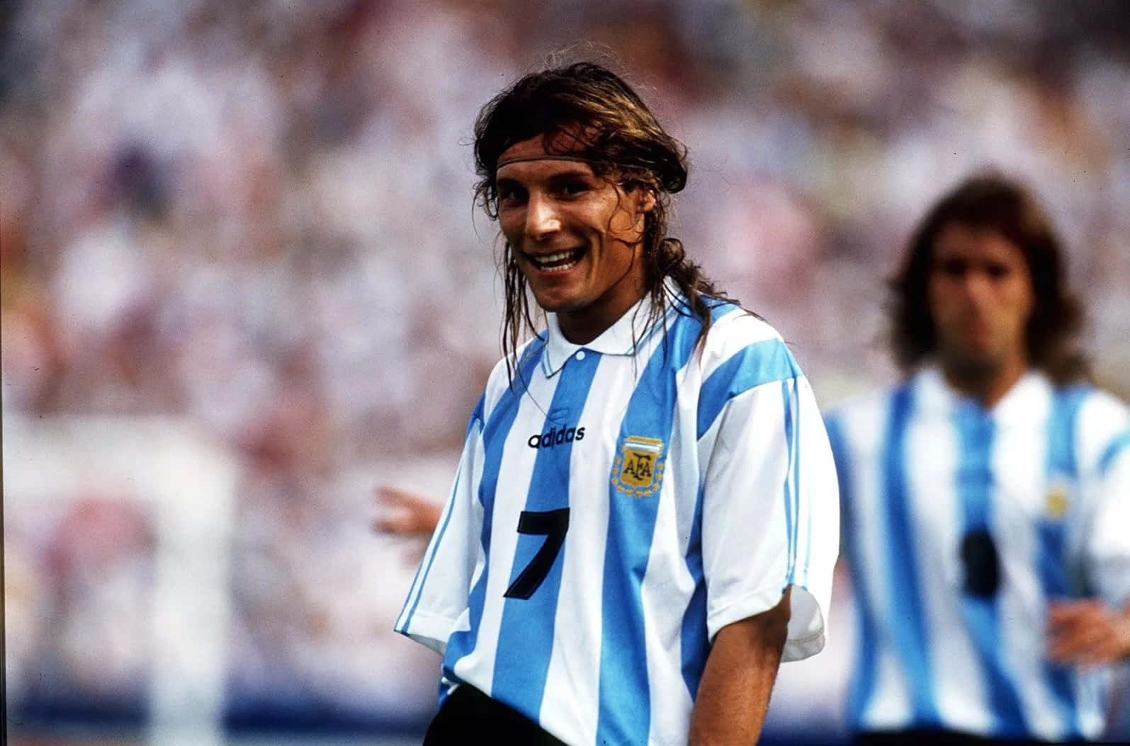 Argentinian Footballer Number Seven Wallpaper