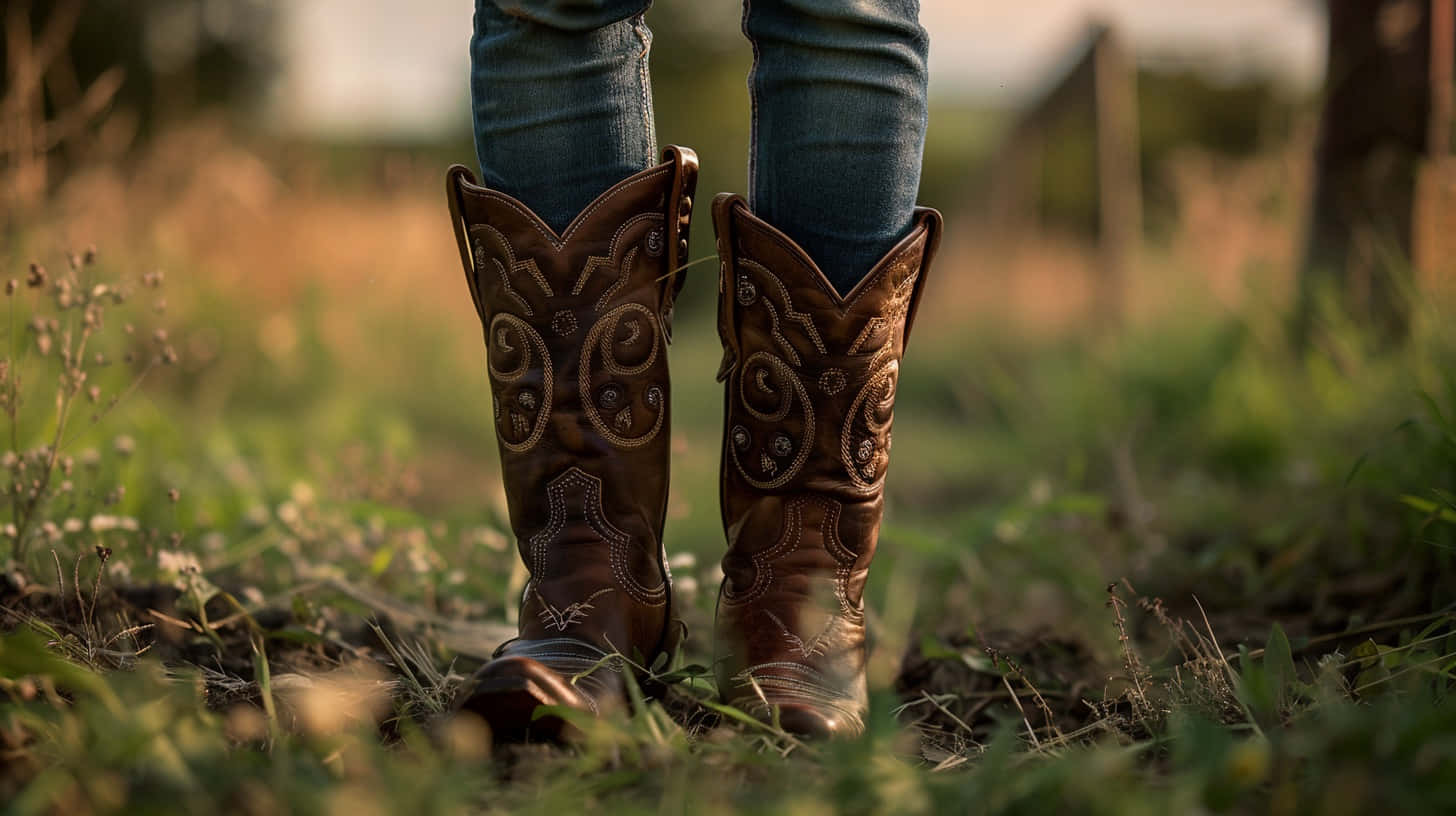 Ariat Cowboy Bootsin Nature Wallpaper