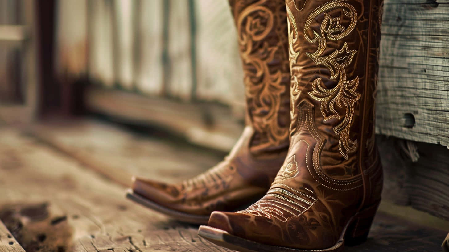 Ariat Western Cowboy Boots Wallpaper