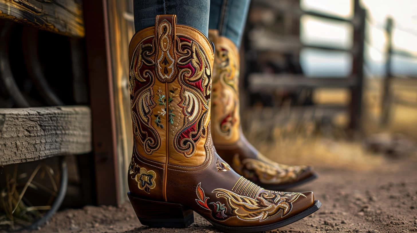 Ariat Western Cowboy Boots Wallpaper