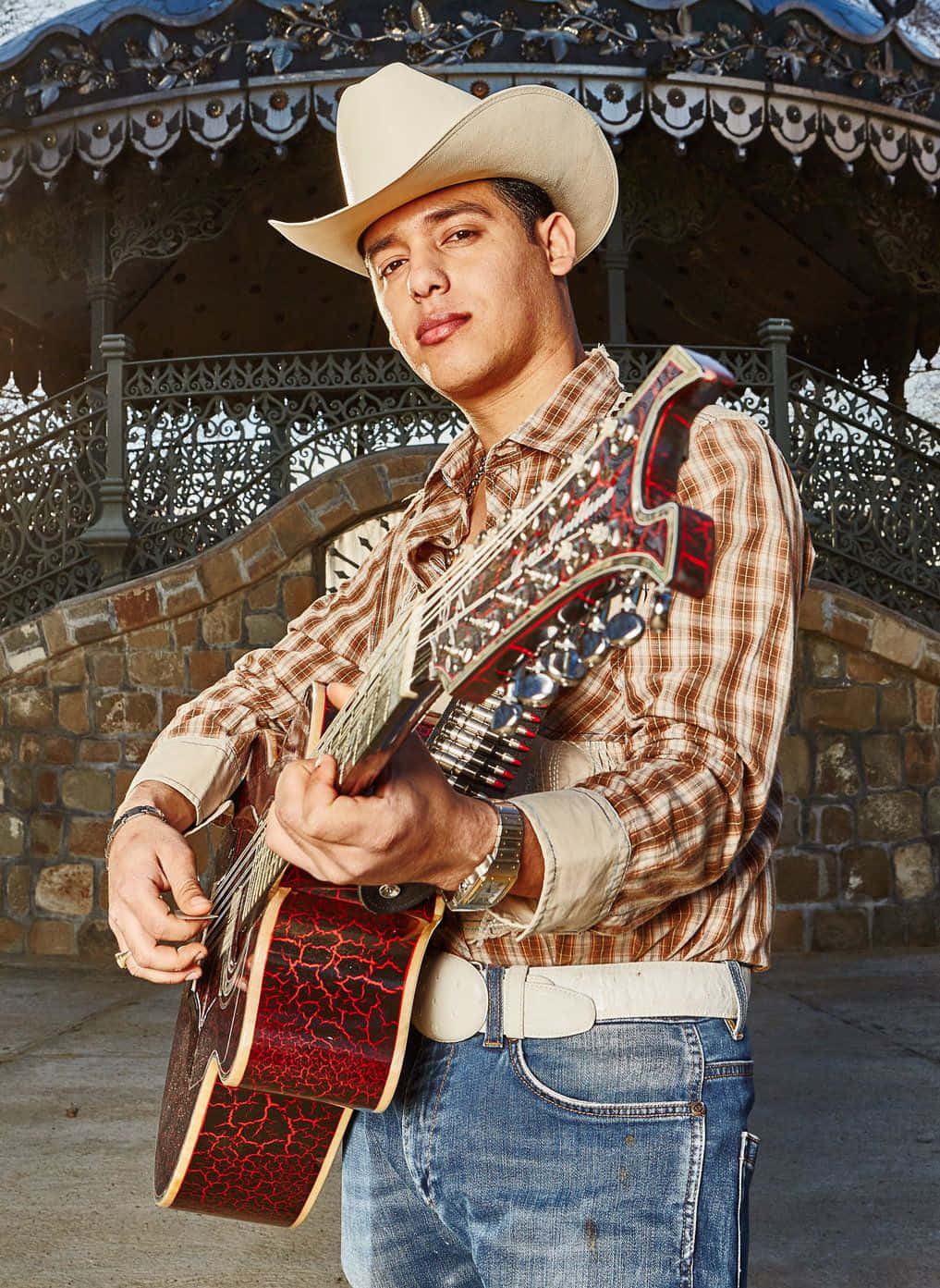 Ariel Camacho Performing Live On Stage Wallpaper