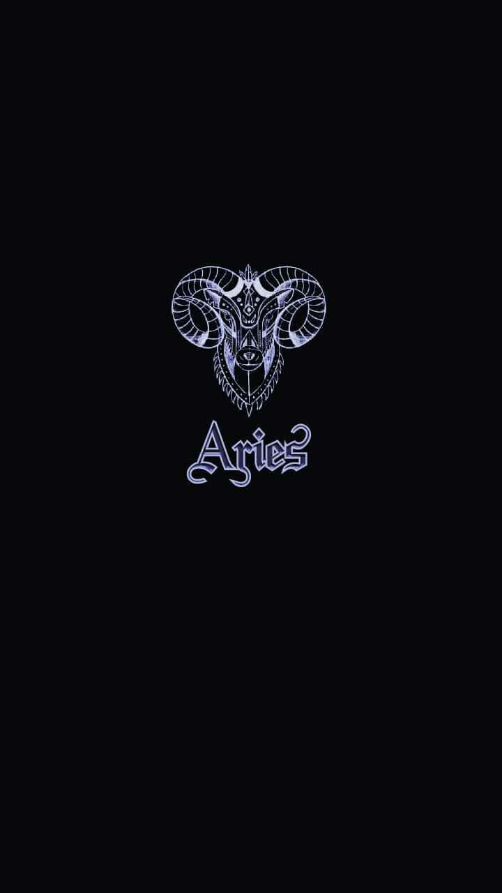 Aries Zodiac Sign Artwork For Iphone Wallpaper