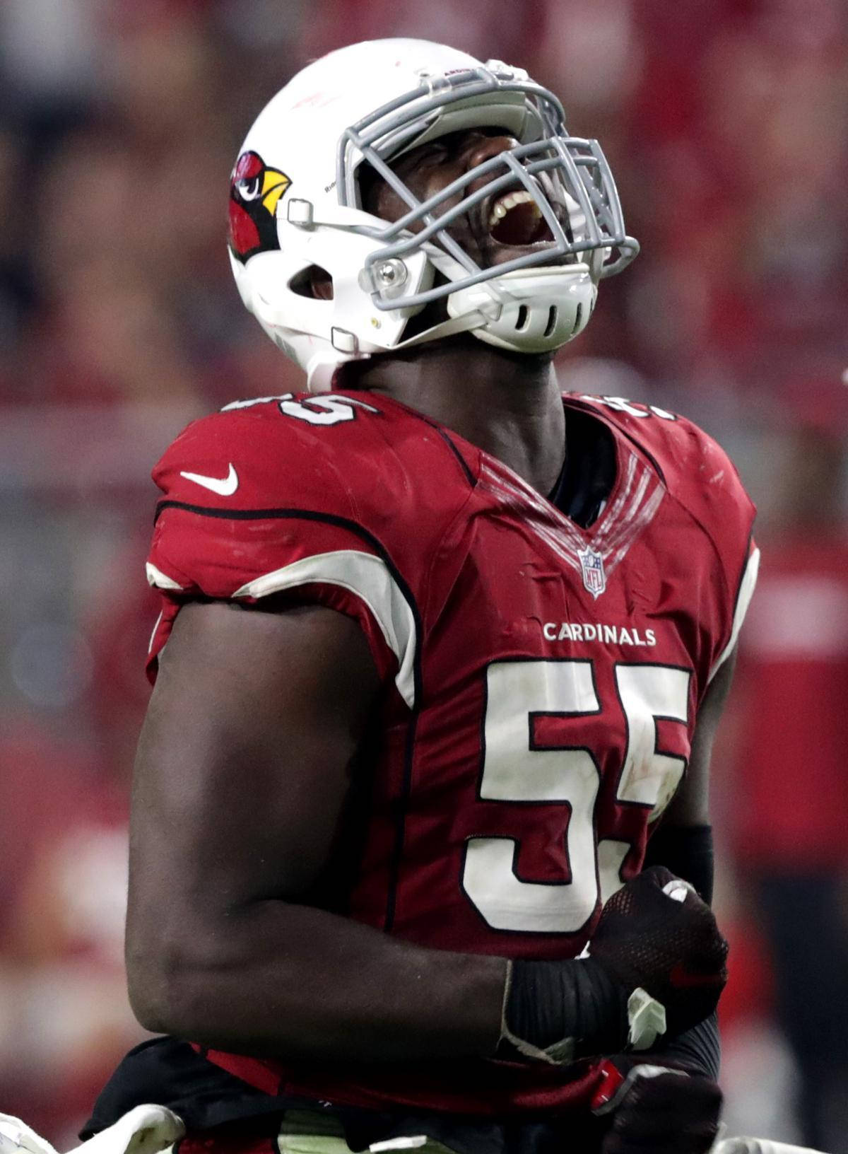 Arizona Cardinals Chandler Jones Jersey Number 55 Wallpaper