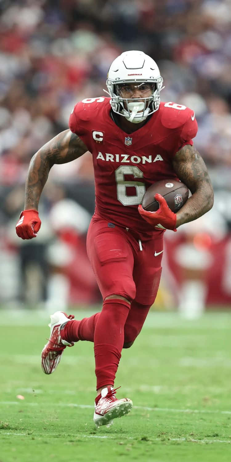 Arizona Cardinals Running Backin Action Wallpaper