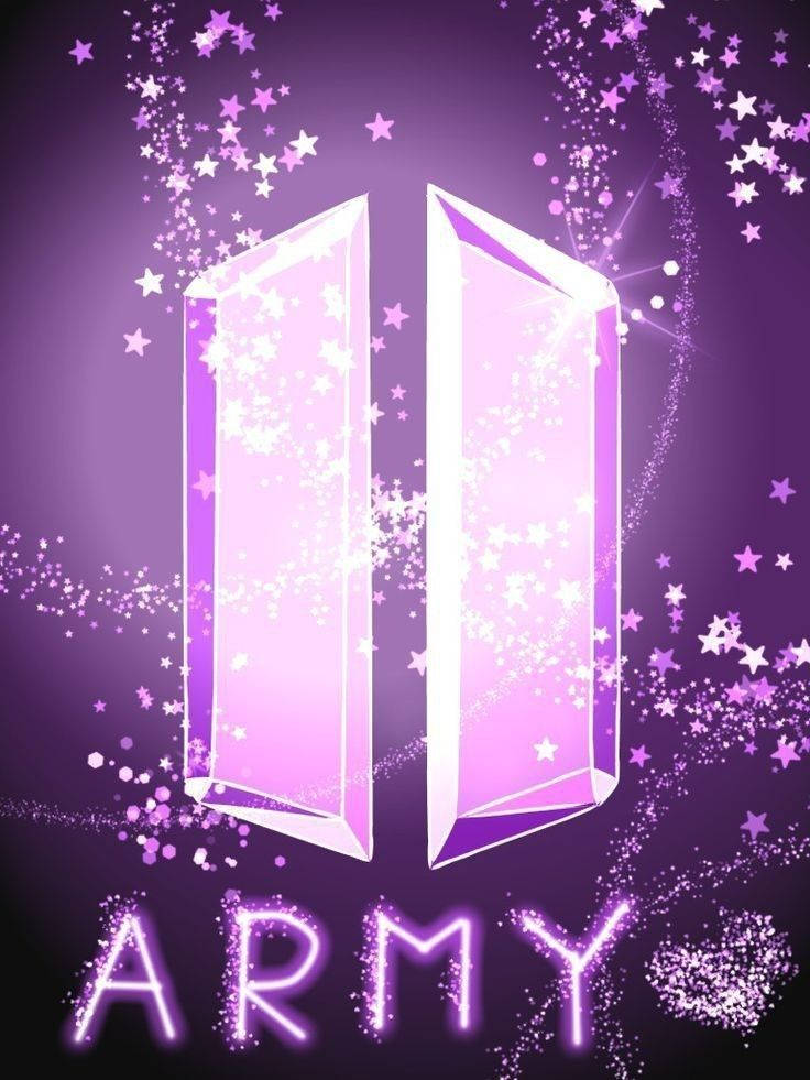 Army Logo Gem Bts Army Girl Wallpaper