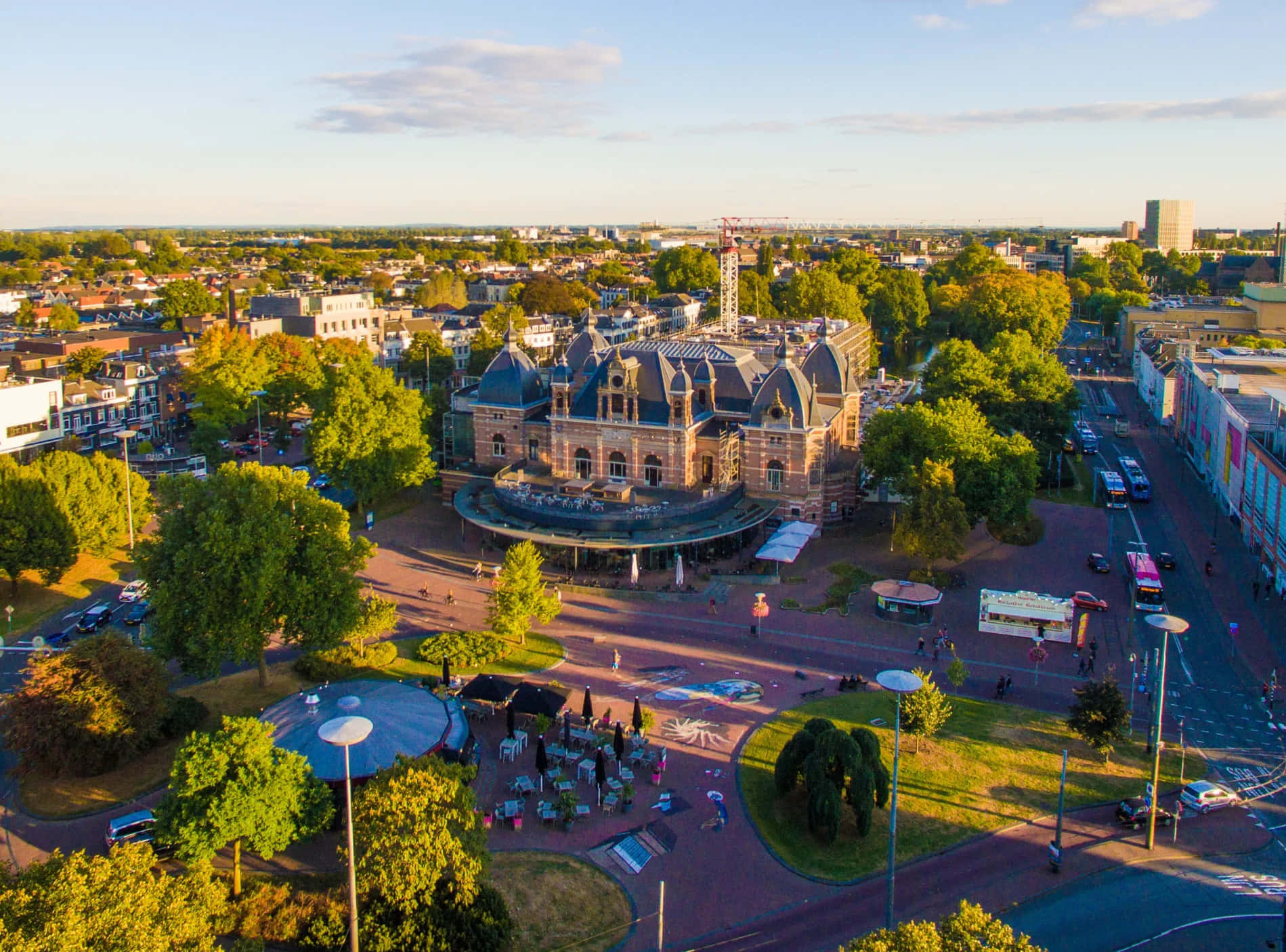 Arnhem Cityscape Aerial View Wallpaper