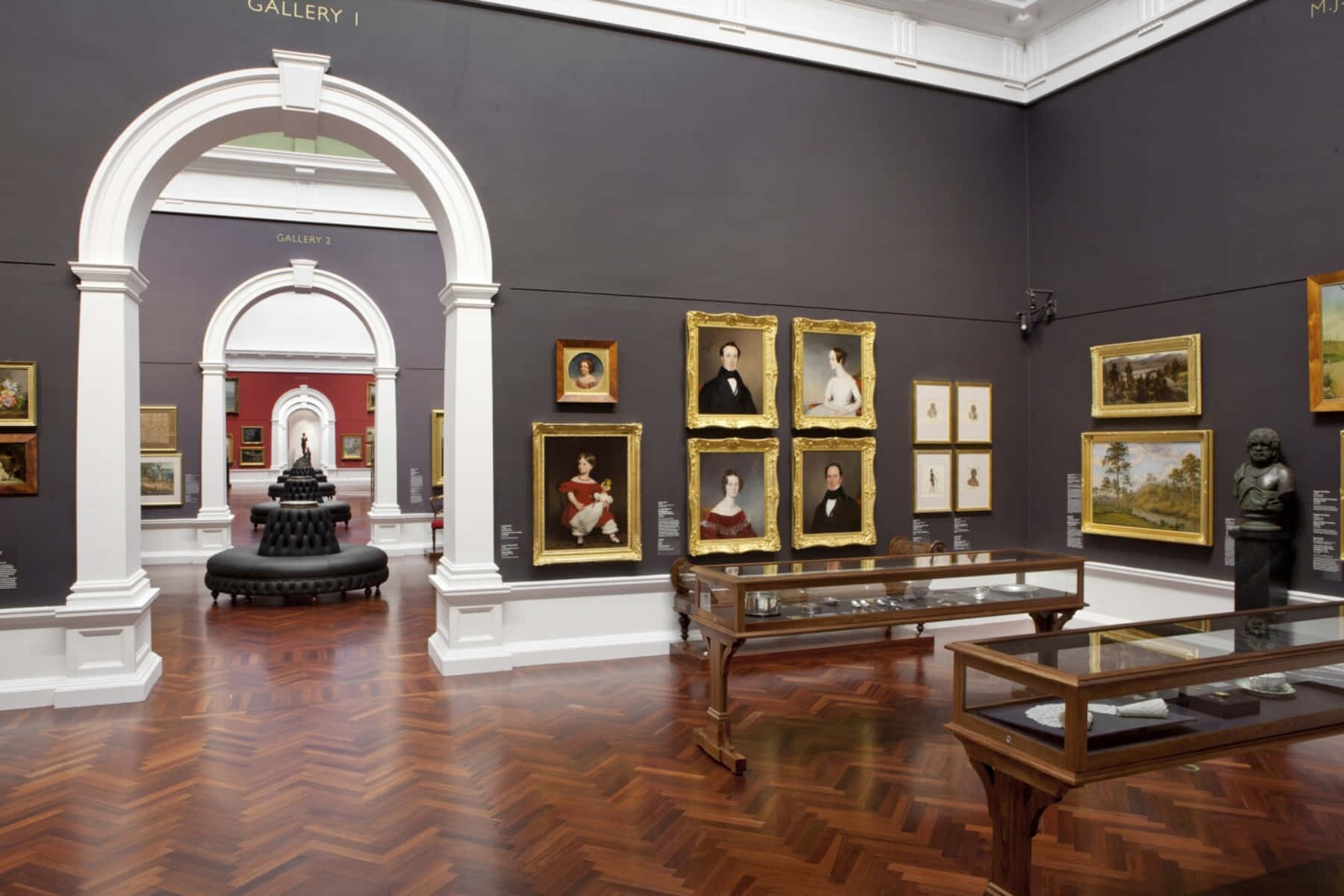 Art Gallery South Australia Interior Wallpaper