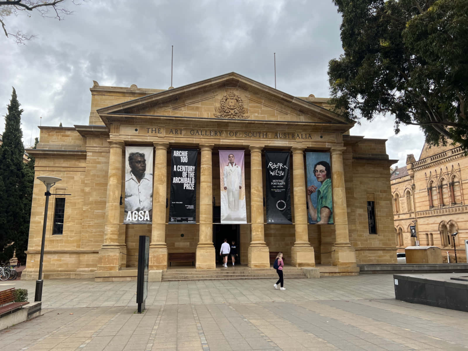 Art Galleryof South Australia Facade Wallpaper