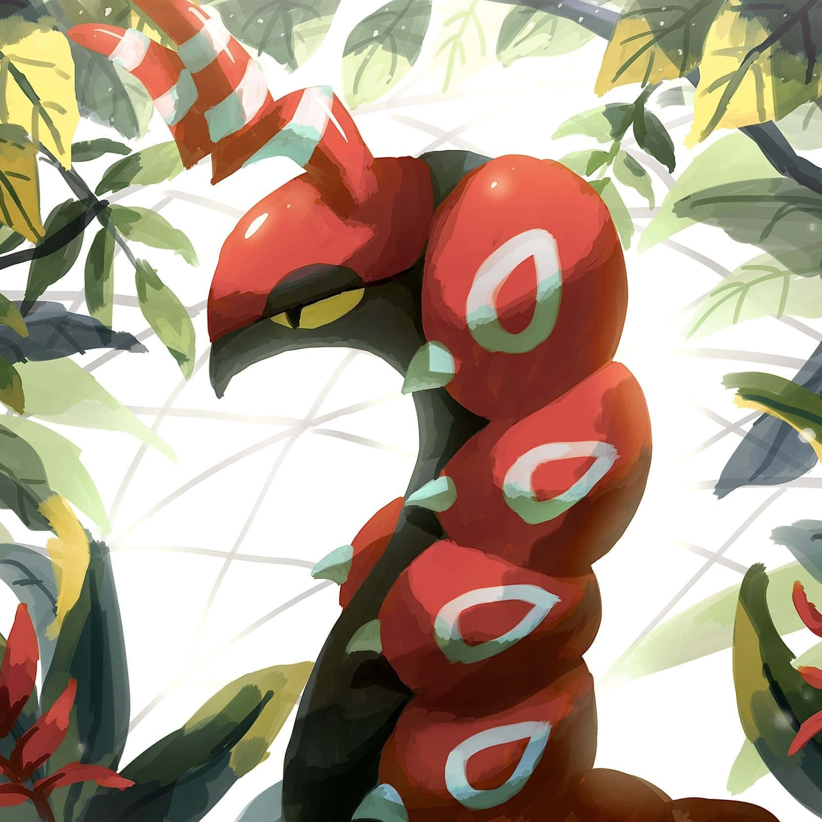 Art Of Shiny Scolipede Mobile Wallpaper