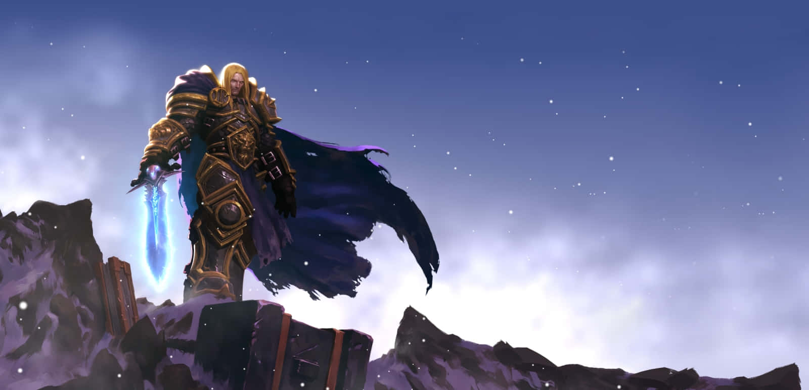 Arthas Menethil Frozen Throne Standoff Wallpaper