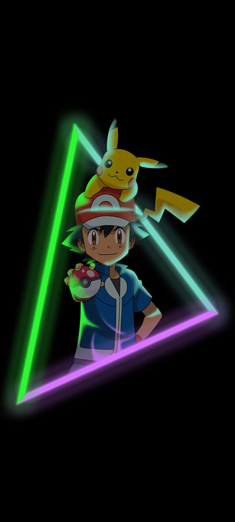 Ash And Pikachu Work Together To Become The Best Pokémon Trainers Wallpaper